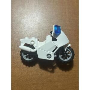 LEGO City Police Motorcycle Set W/ Lights Minifig Compatible